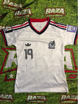 Mexico National Team G. Mora #19 Away Jersey Size Women L