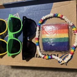 Summer Accessories Bundle – Sunglasses, Necklace & Sweater Band