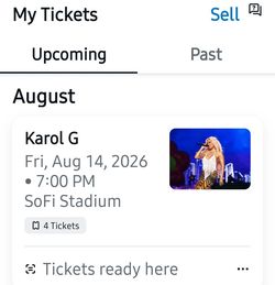 Karol G concert tickets