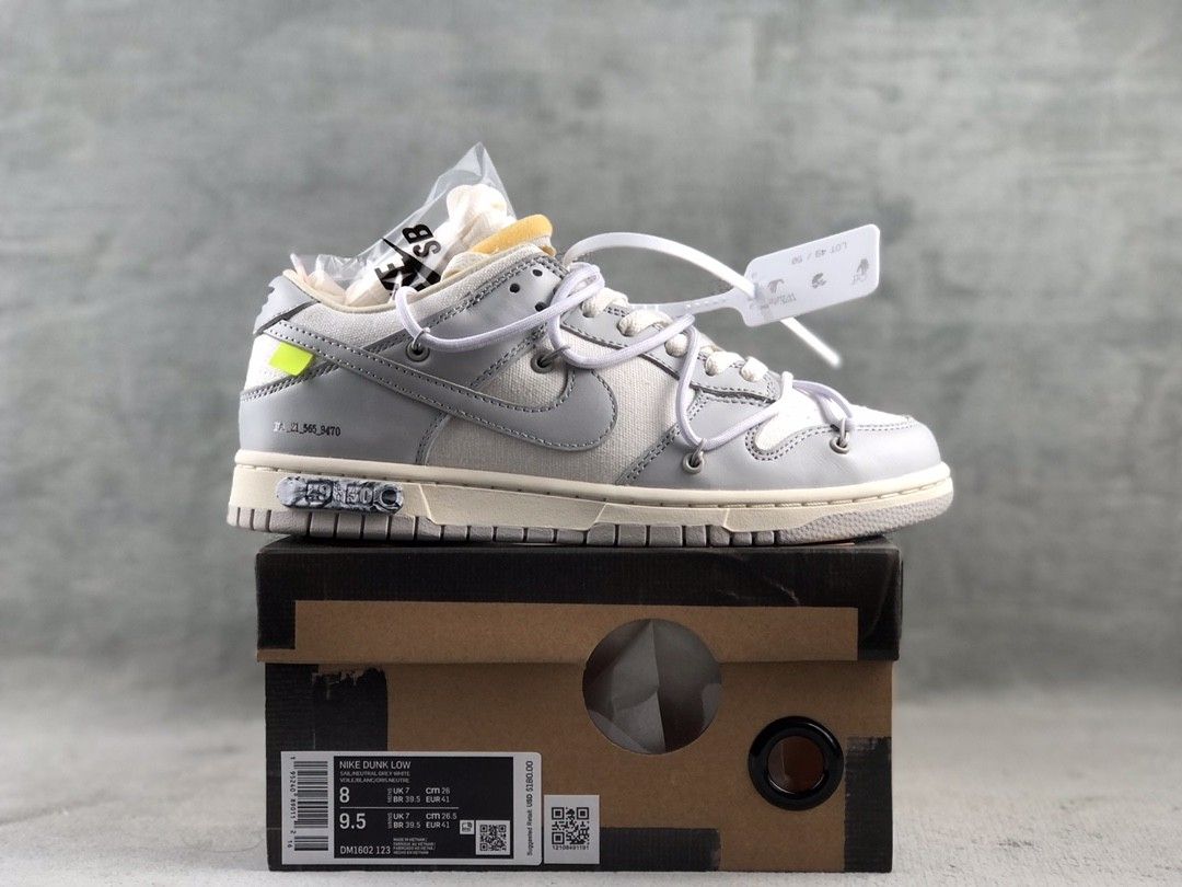 27cm NIKE off-white ダンク Low LOT49 ナイキ