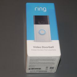 Ring Satin Nickel Wireless Two-way Talk Rechargeable Battery Video Doorbell