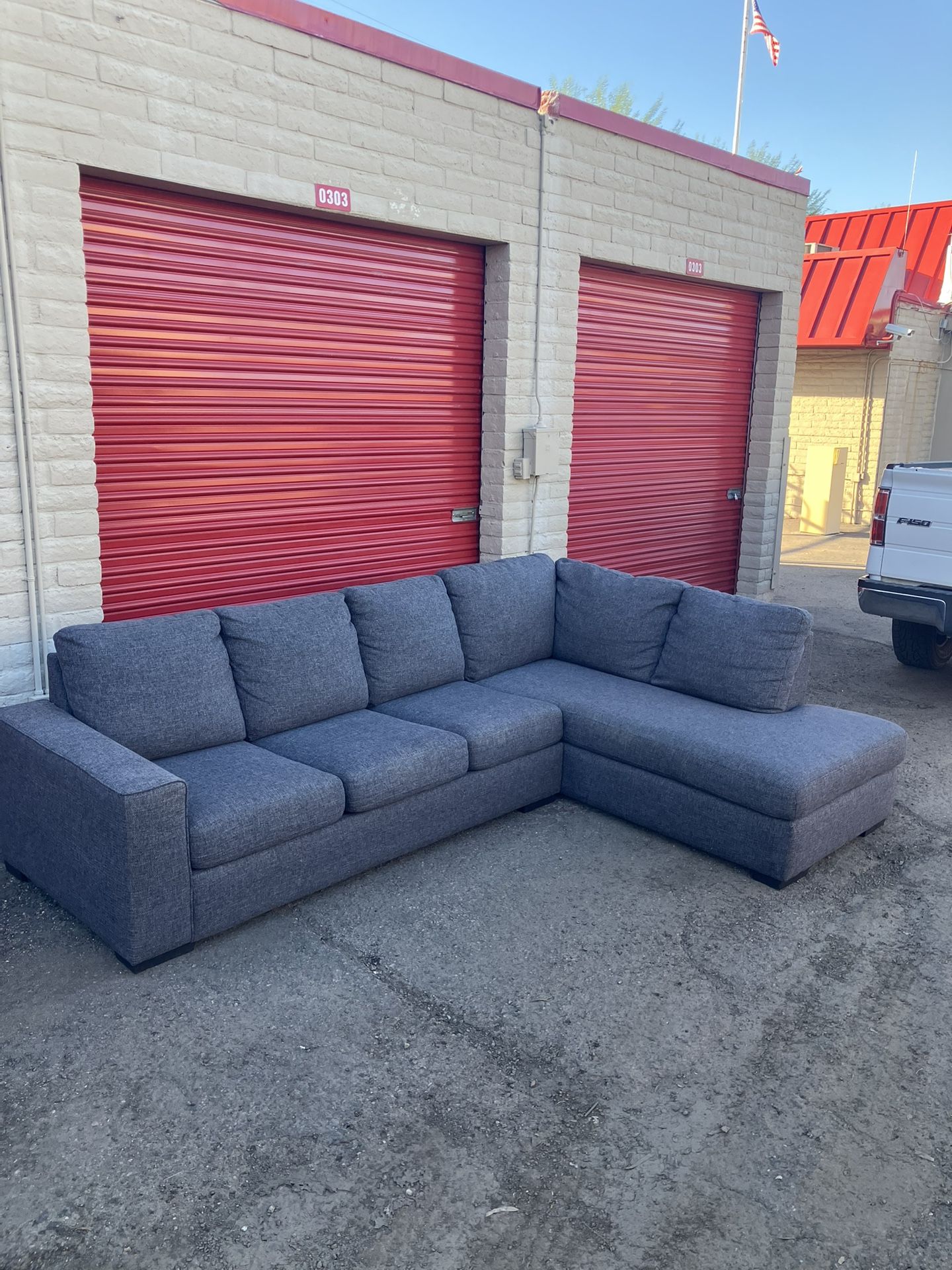Gray Sleeper Sectional Sofa
