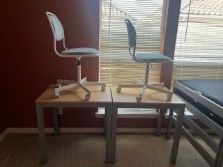 Desk and chair