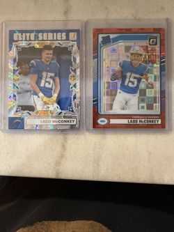 Ladd McConkey Sick 2 Card Lot ( Including 1 RC)!!