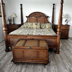PALM COURT STYLE BEDROOM SET ( Deliver Available) 