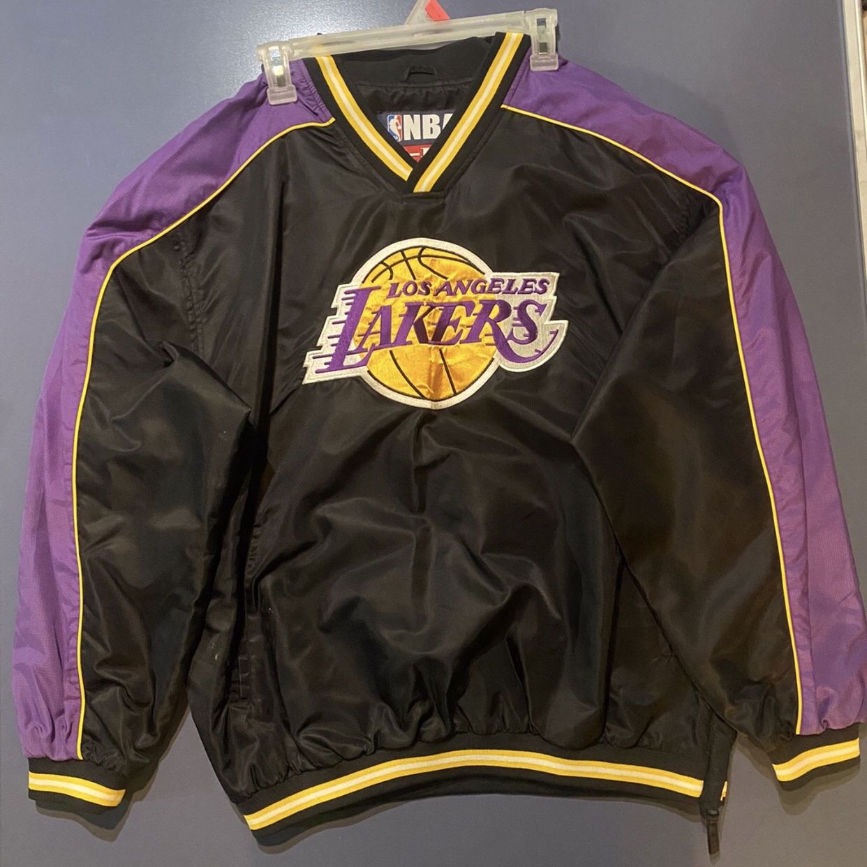 Lakers Bape x Purple Satin Jacket