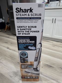 Shark steam and scrub