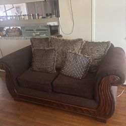 (two) Dark Brown Living Room Couches