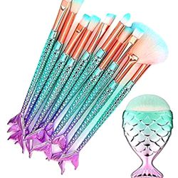 Mermaid Makeup Brushes 