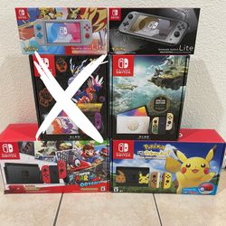 Nintendo Switch Lite OLED Pokemon Mario Edition 