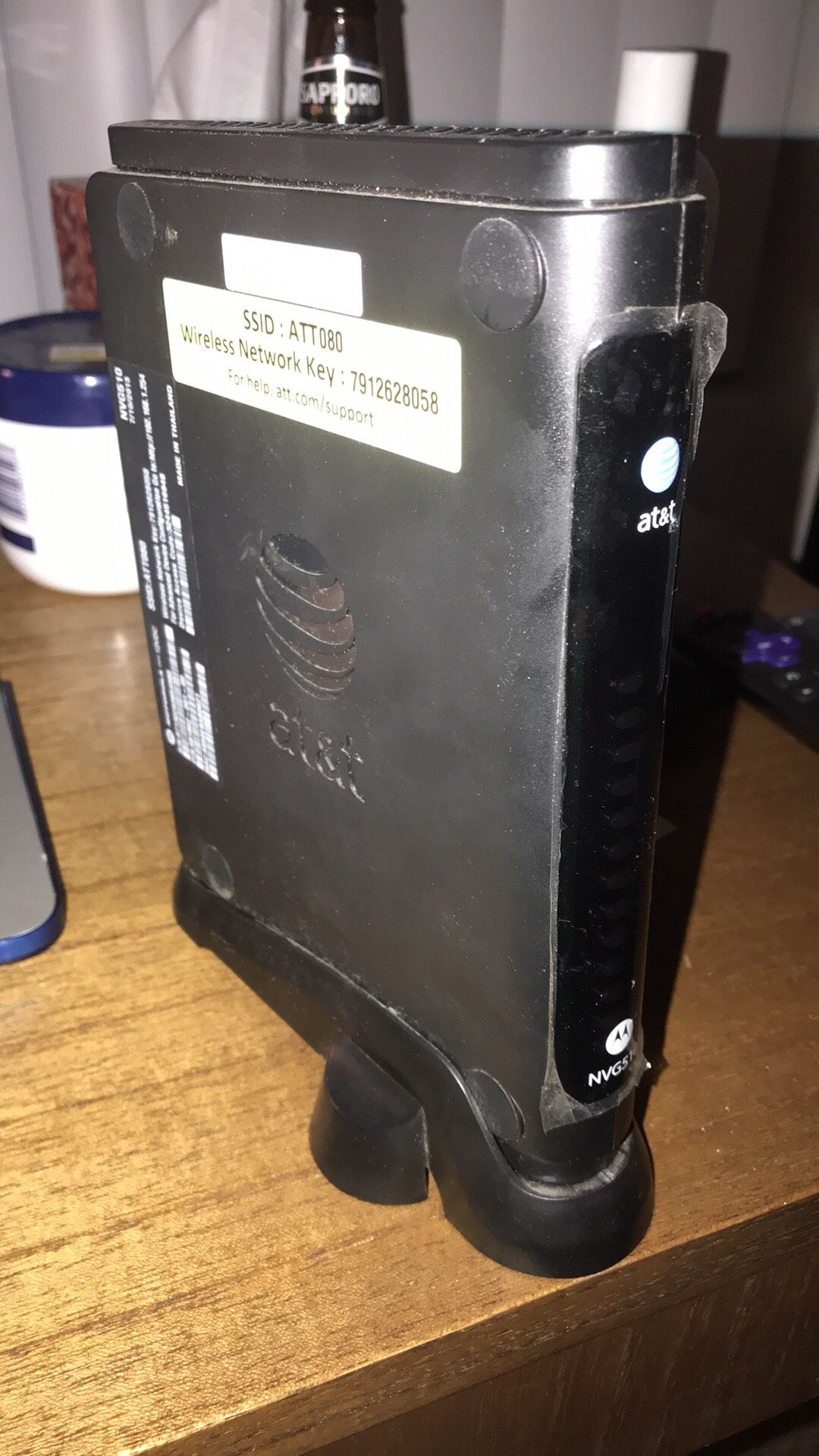 Motorola NVG510 modem for AT&T U-Verse DSL