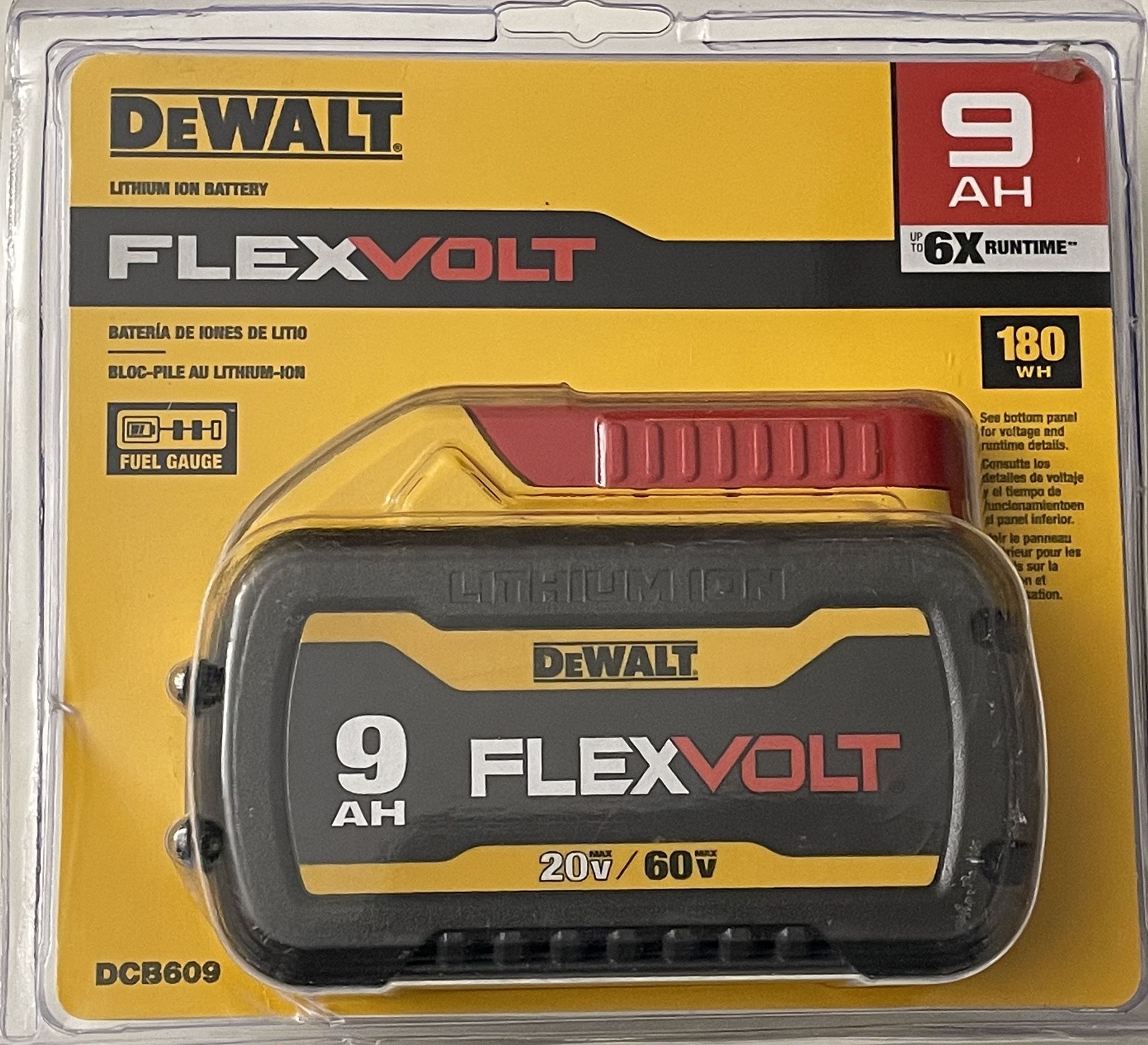 Dewalt Flexvolt 20v/60v max 9.0 ah battery (new)
