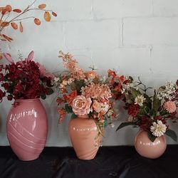 5 Flower Vases For Table/floor