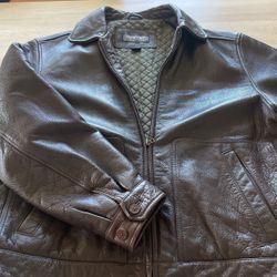 Vintage Leather Jacket Men’s Size Large