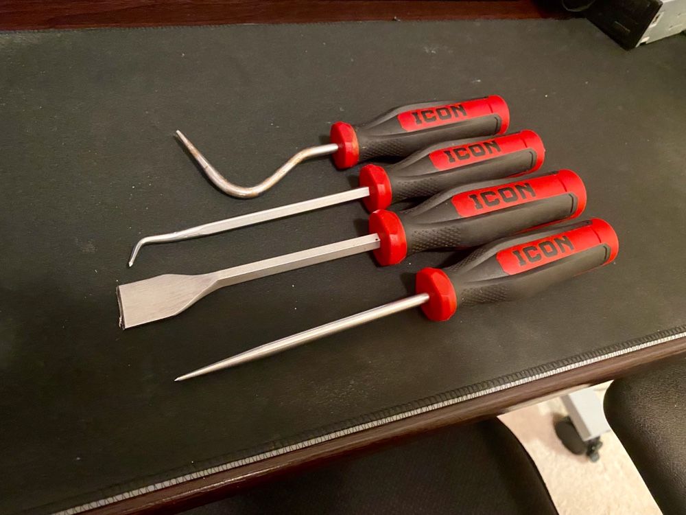 4 Pc. Coolant Hose Hook set and Gasket Scraper