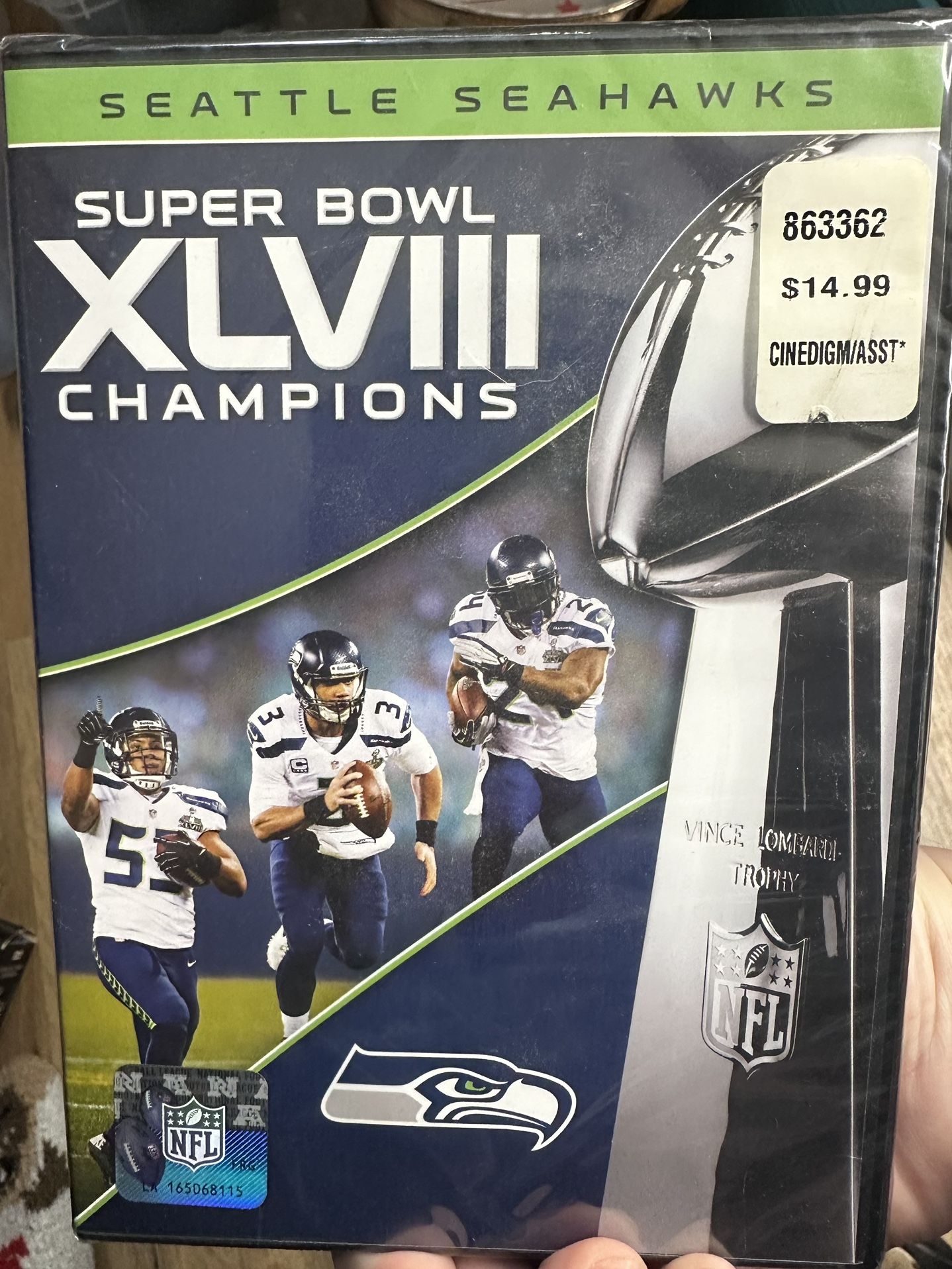 Seattle Seahawks Super Bowl XLVIII Champions DVD BNNU