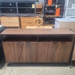 Angled Door Buffet Sideboard / TV Stand(New)