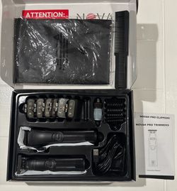 Novah® Professional Barber Clippers and Trimmer Hair Cordless Clippers Set - $75
