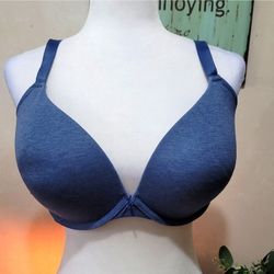Cacique Deep Blue 36G T-Shirt Bra