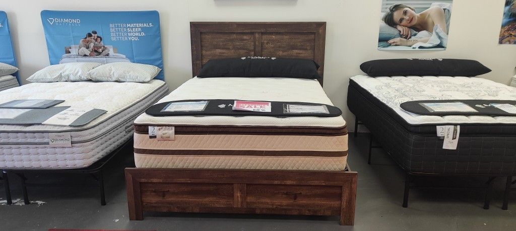 Queen Size Bed Frame. New In Box. $299