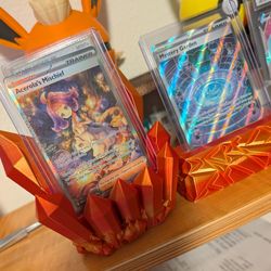 TCG card displays and organization