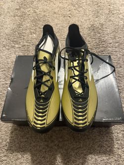 ADIDAS MEN'S F50 ELITE MESSI FG GOLD/BLACK/WHITE
