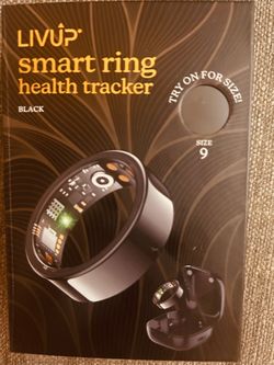 LIVUP smart ring health tracker.