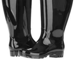 Rain Boots Women Size 7 Wide Calf (New)