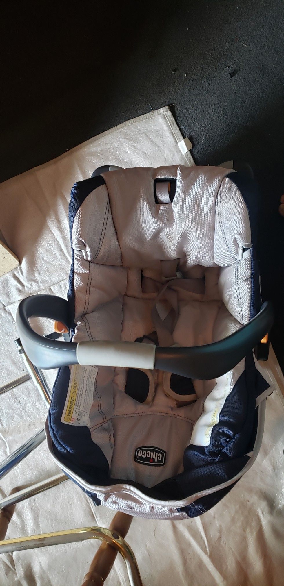 Chicco baby car seat .