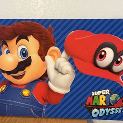 Super Mario Frameless Poster