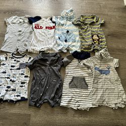 18-24 Months Boy Shorts Rompers