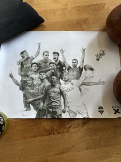 Seattle Sounders Best XI Drawing Poster