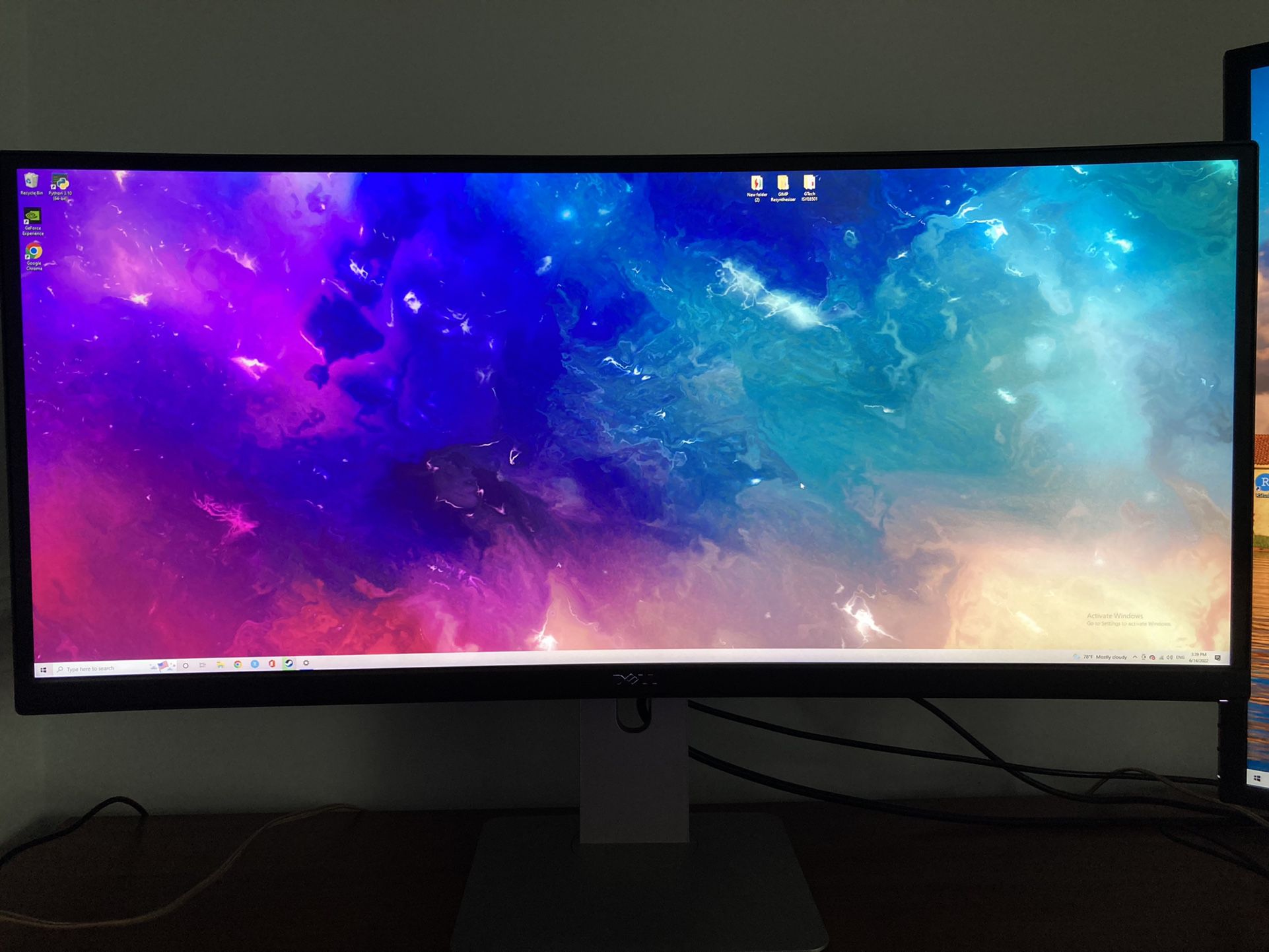 Dell U3415W IPS Curved Monitor 