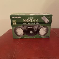 Ideaworks Solar Night Eyes Alarm Light