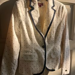 Merona Polka Dot Blazer Jacket