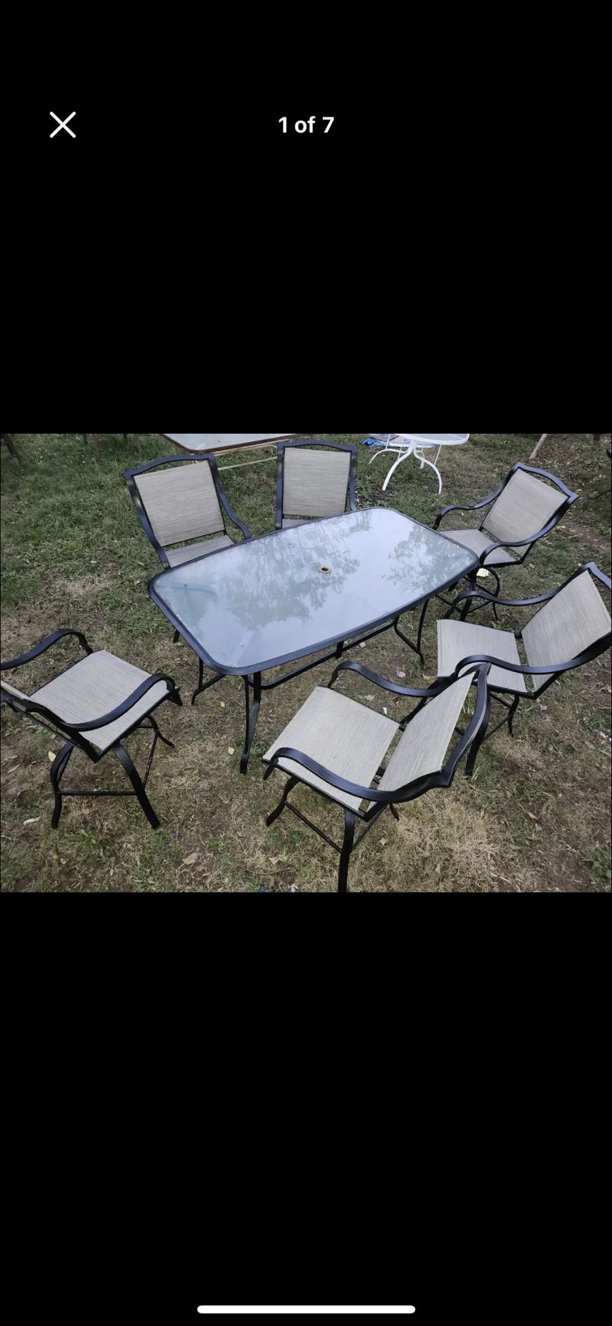 Great Condition Large Patio Set