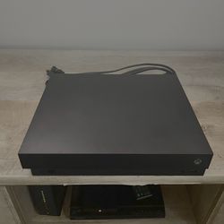 Black Xbox One X 1TB + All Cords
