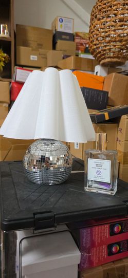 Small disco ball lamp