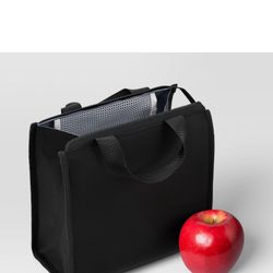 Insulated Lunch Tote W Zipper 