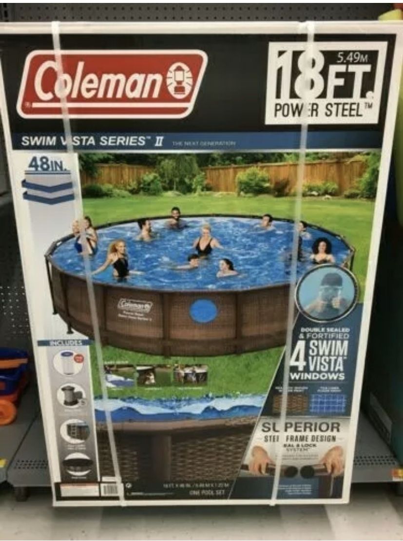Coleman 18' x 48