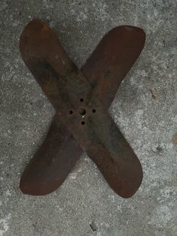 Vintage chevy four blade fan