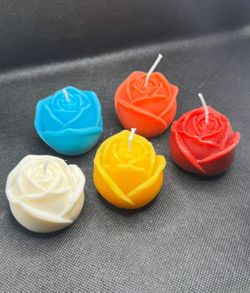 Rose candles