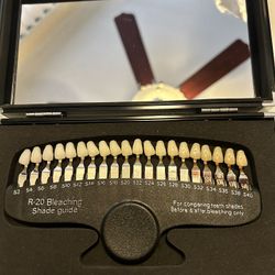 Dental Shade Guide Professional 3D R-20 Tooth Whitening Shade Chart 