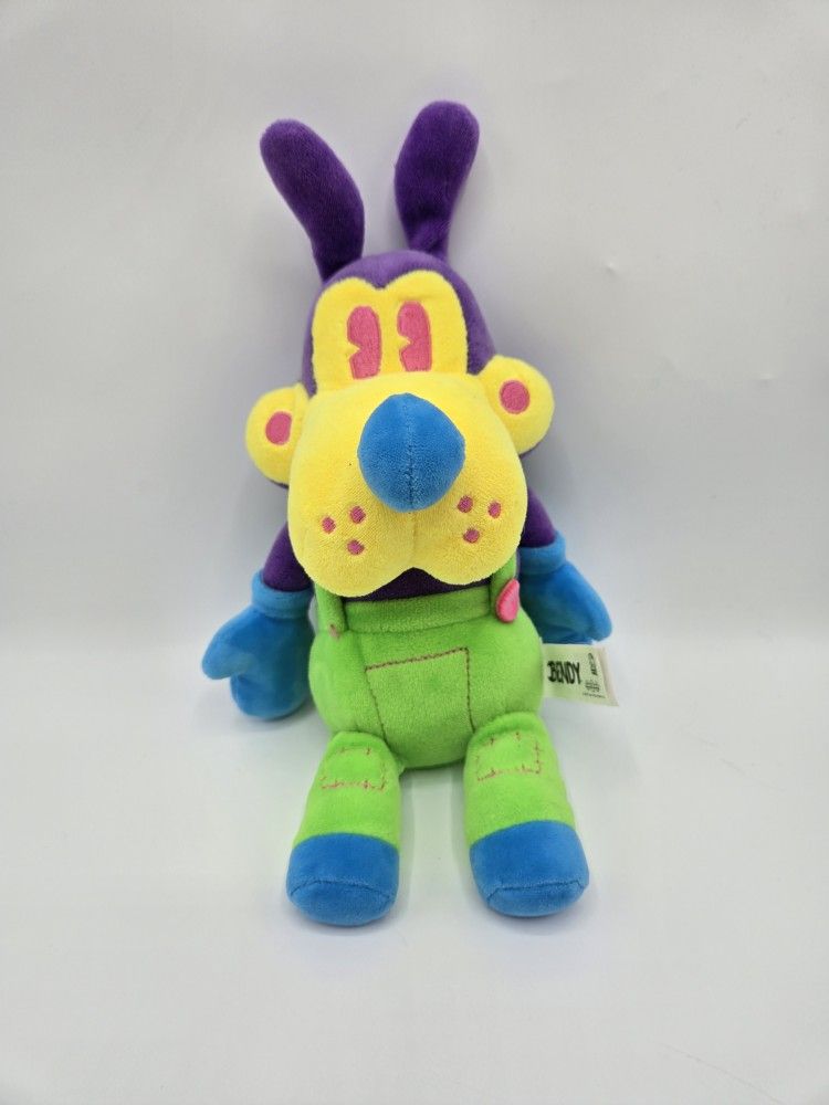 2019 Boris the Wolf 9" Plush Bendy And The Ink Machine Neon Blacklight Plushie