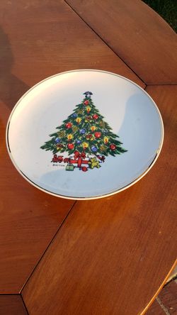 Christman cookie dish