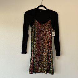 Kids XL Sequin Mini Dress