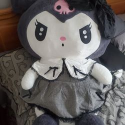 Gothic Kuromi Plush Toy Kawaii Plushie