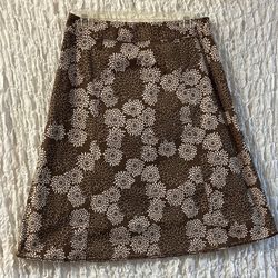 Eddie Bauer: Stretch Skirt, Side Zipper & Hook, Size: 6