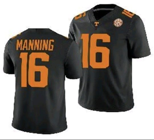 Manning Dark Mode Tennessee Jersey New !!