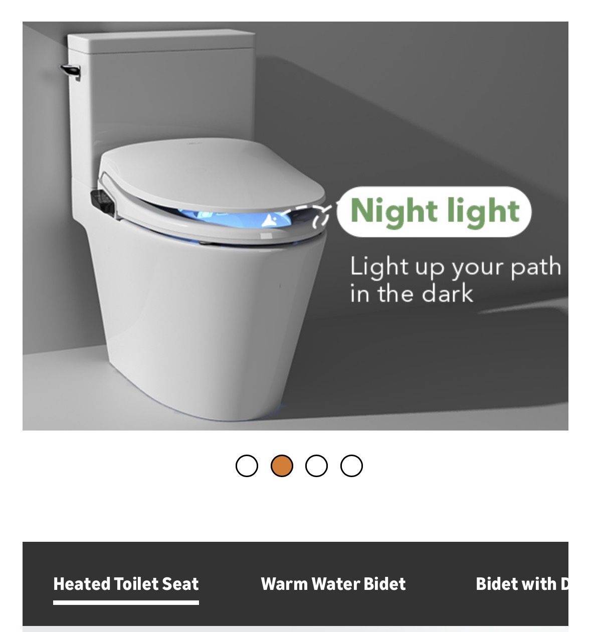 NEW IN BOX – INUS Vela Electronic Bidet Heated Seat (Model 2200BB)
